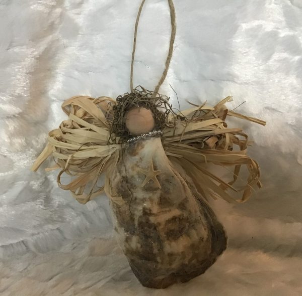 Oyster Angel Ornament